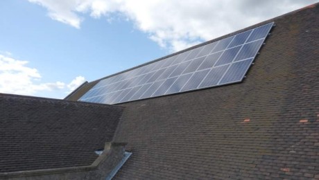 Complete installation of solar panels on roof in Essex